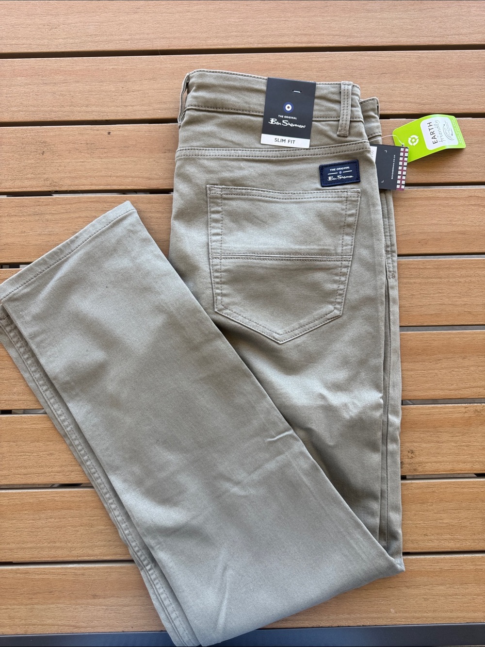 💚NWT Ben Sherman UK design High Quality Slim Stretch Lightweight jeans 33x32 💚